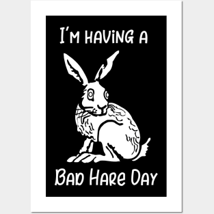 I'm Having a Bad Hare Day Posters and Art